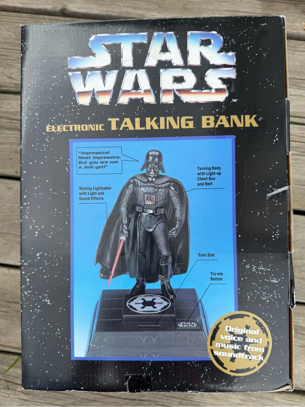 Star Wars Darth Vader Talking Bank Vintage 1996 Thinkway Electronic Canadian